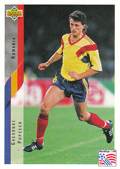 Gheorghe Popescu Romania Upper Deck World Cup 1994 Eng/Ita #202